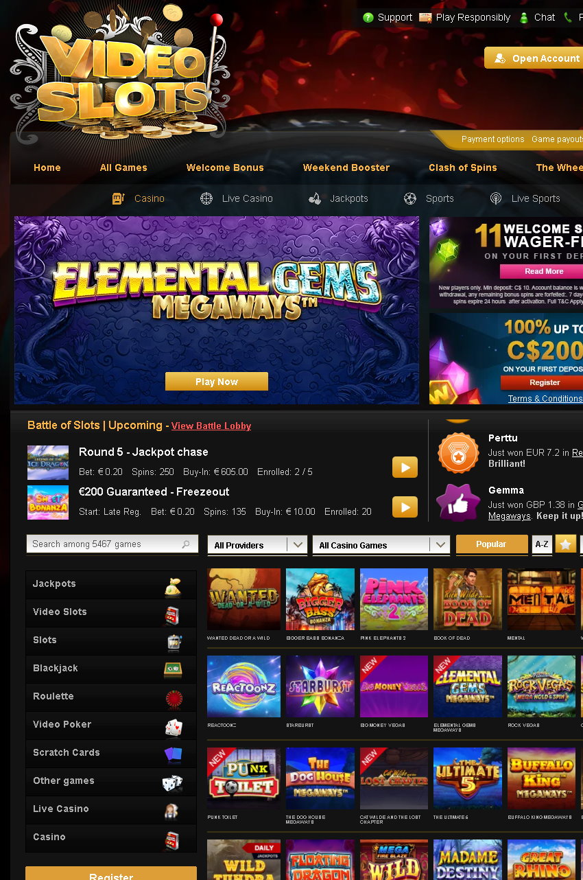 Video Slots Casino
